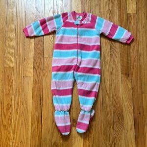 Children’s Place 18M Zip Fleece Footed Pajama